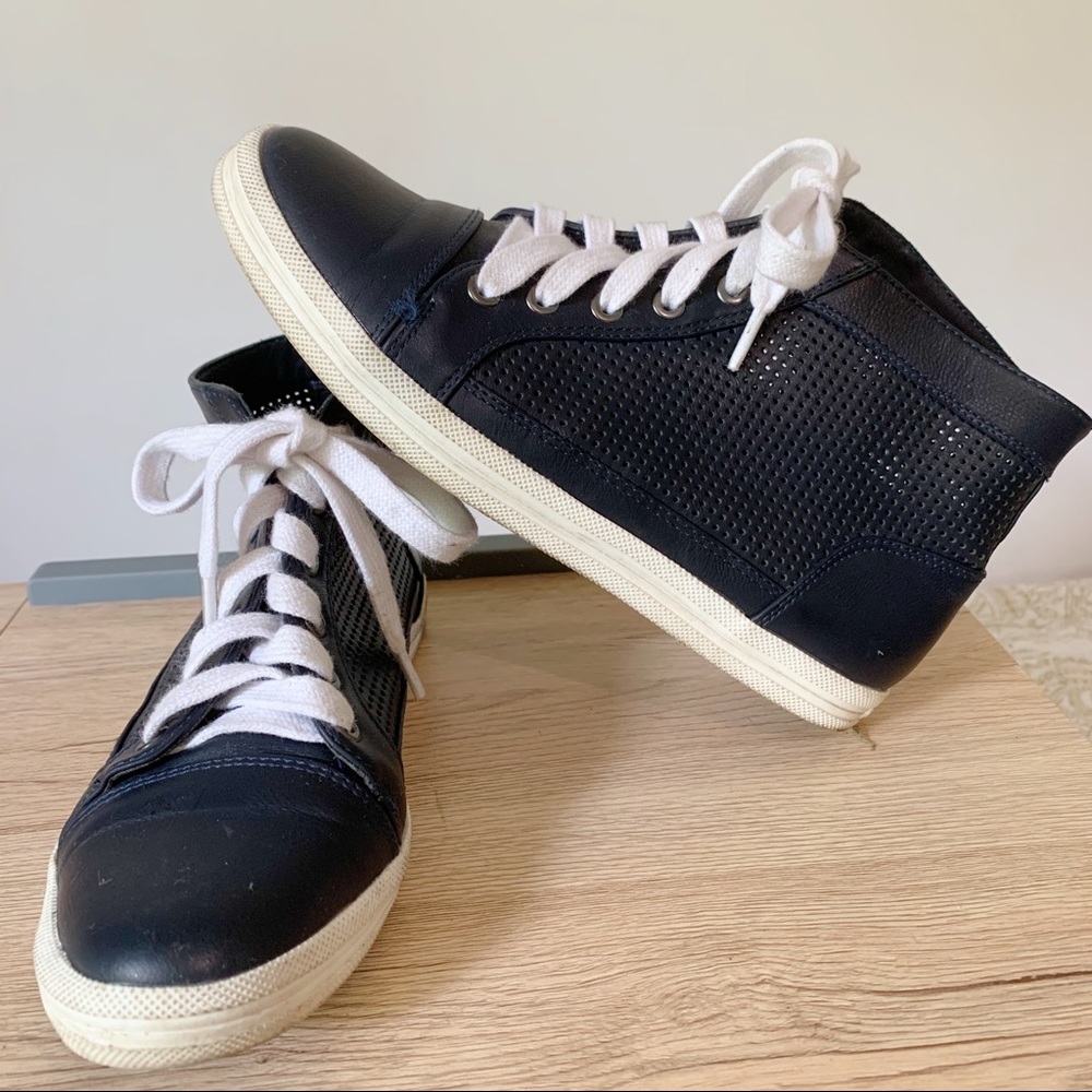 Leather High Tops Calvin Klein Jeans - Picture 1 of 5